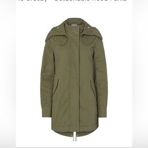 EUC Derek Lam 10 Crosby - Detachable Hood Parka